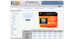Desktop Screenshot of jntuonline.com